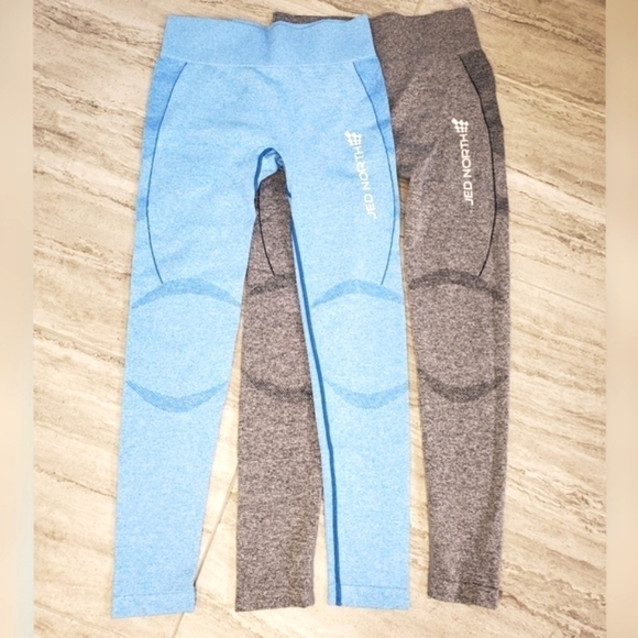 Jed North Workout Leggings Bundle (2) Blue & Grey Size Small - Picture 15 of 16